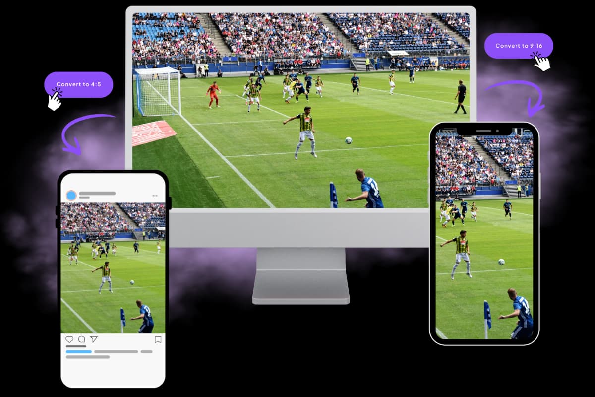 Convert Moments Into Platform-Ready Formats